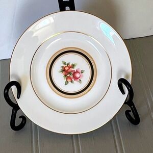 Wedgewood Bone China Clio Pattern Bread And Butter Plate Vintage 1990s Floral